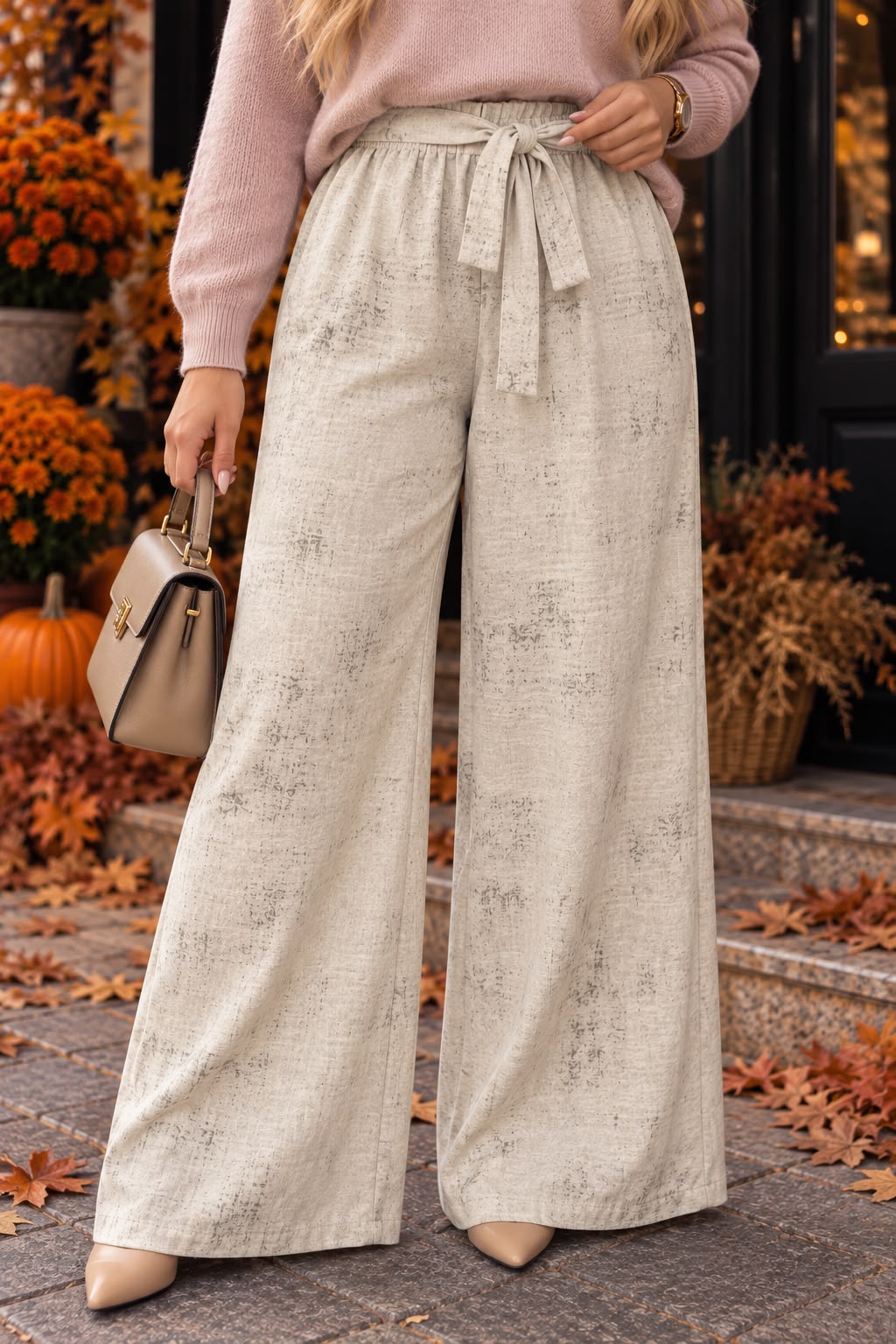 🤎 Pantaloni „Melissa” – croi larg