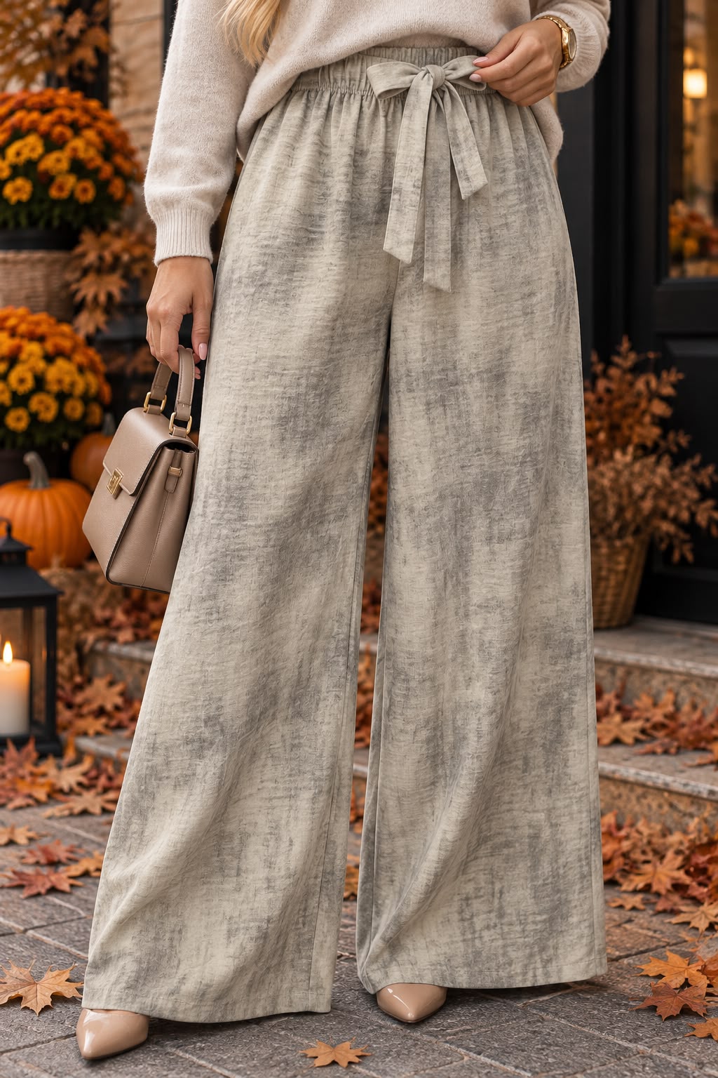 🤎 Pantaloni „Melissa” – croi larg