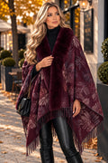 🍂 Poncho „Andreea” – Eleganță și căldură în sezonul rece 🤎