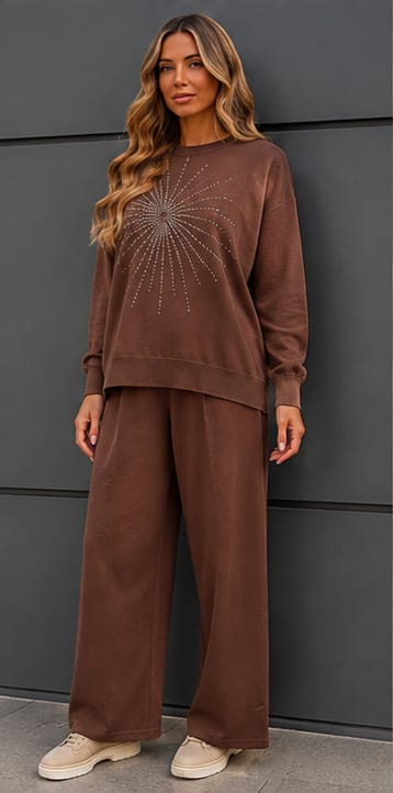 🤎 Compleu Adda din tricot fin – 2 piese