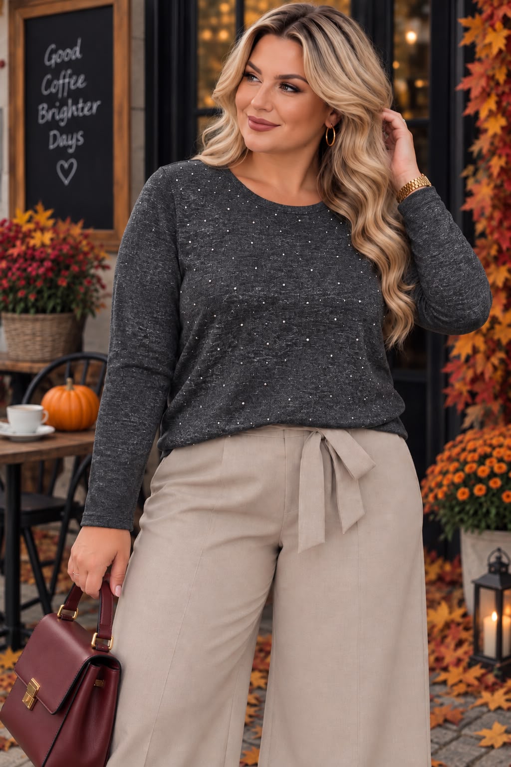 ✨ Bluza „Diana” – cu strasuri