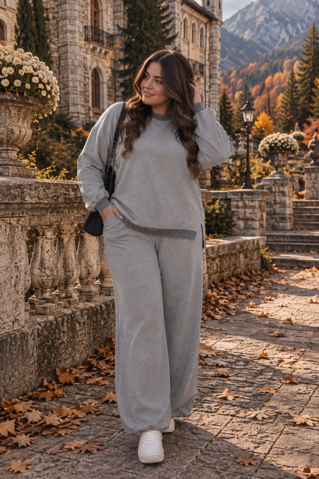 ✨ COMPLEU DIN TRICOT FIN – MOALE, PUFOS ȘI SUPER CONFORTABIL ✨