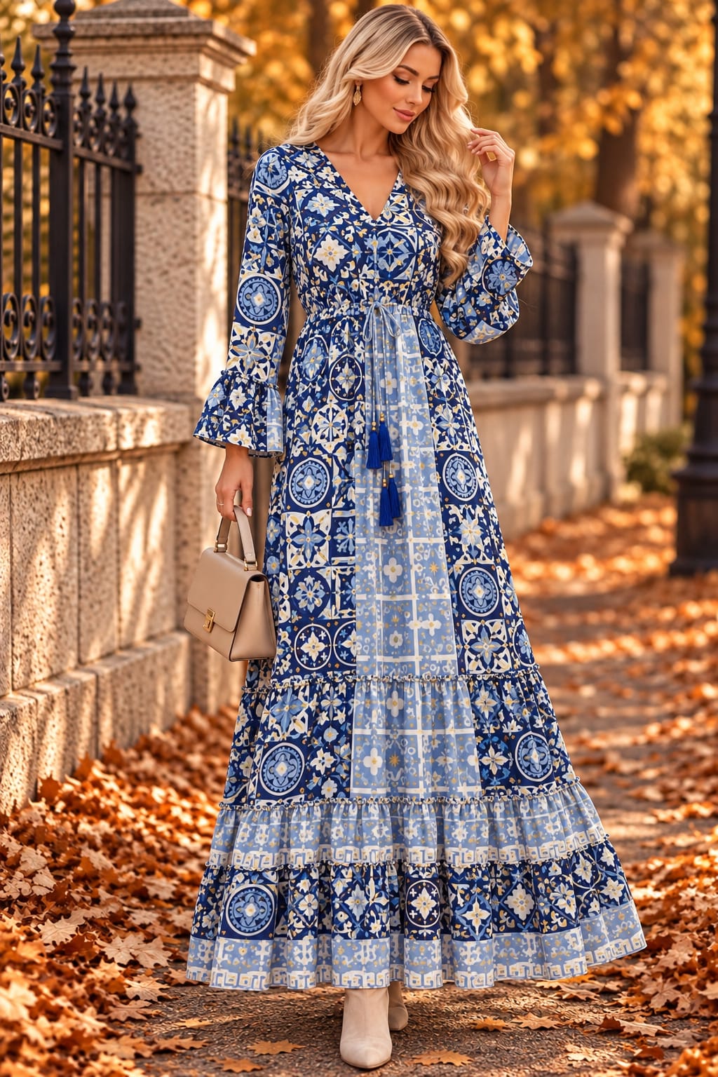 🌸 Rochie din Mătase Indiană – Eleganță și Feminitate